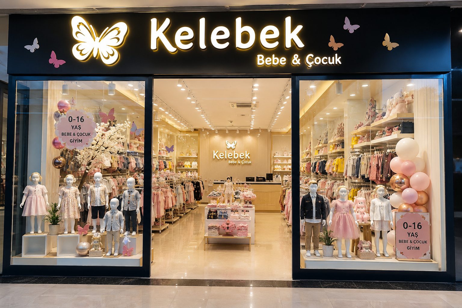Kelebek Bebe & Çocuk - 1. Kat