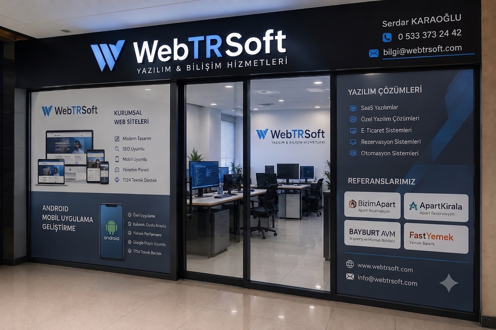 WebTRSoft Yazılım Serdar KARAOĞLU - 1. Kat